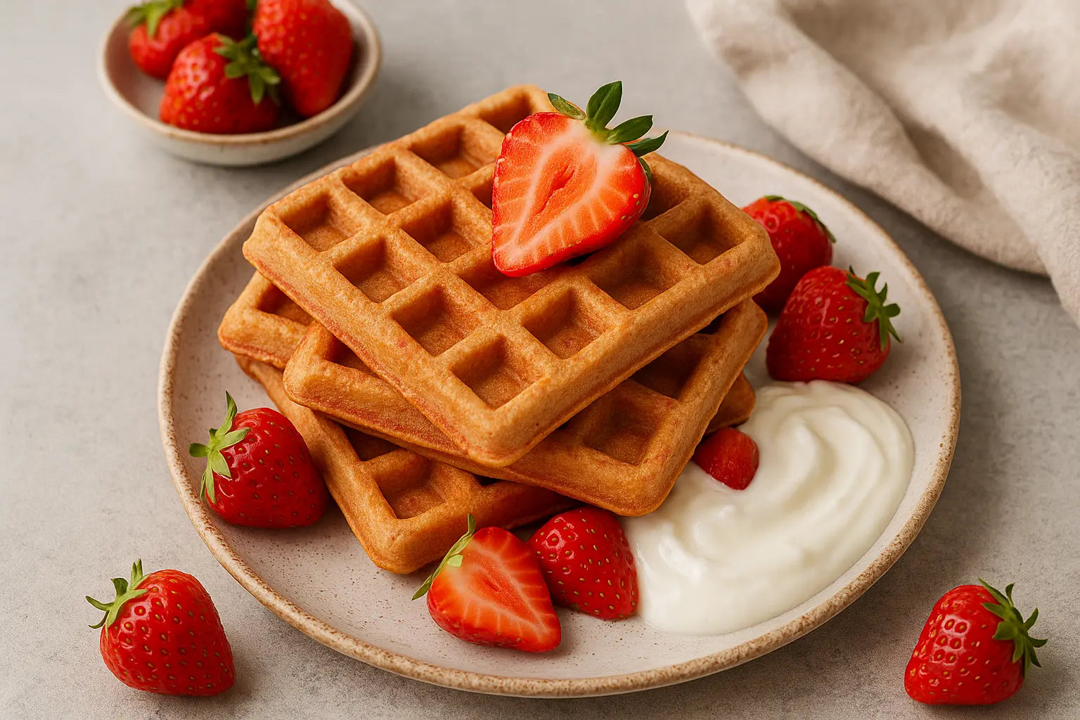 Protein-Waffeln