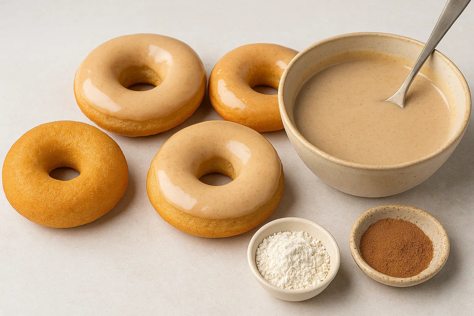 Proteinglasur-für-Kuchen-oder-Donuts-Vanille-Zimt-Icing vegardians GmbH