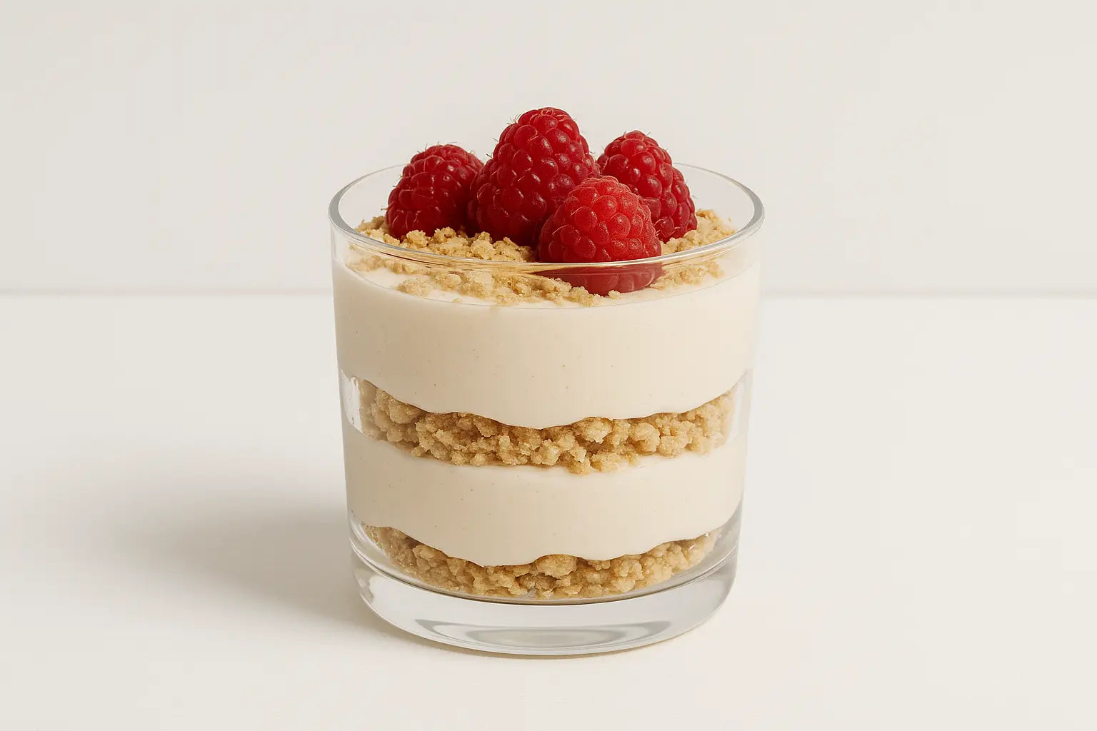 Vanille-Protein-Creme mit Kekscrunch
