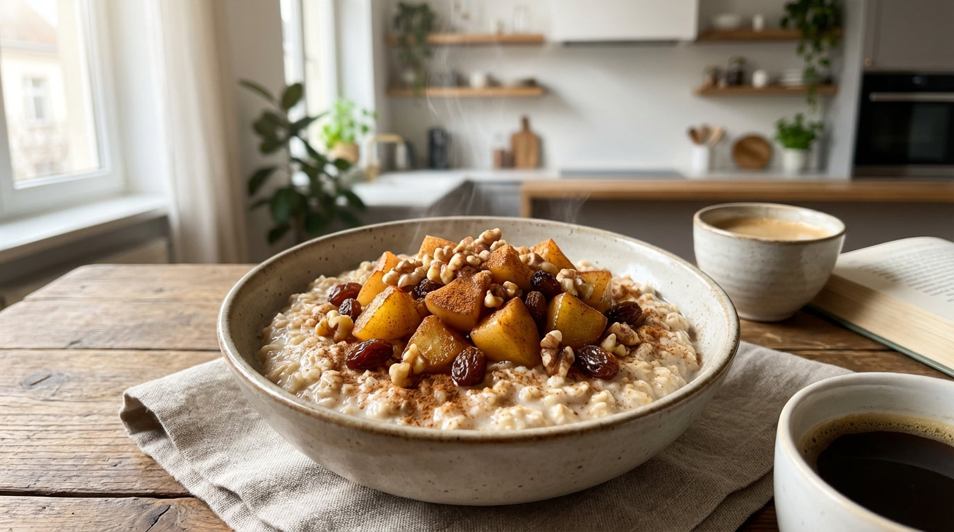 Vanille Protein-Apfelstrudel-Oats