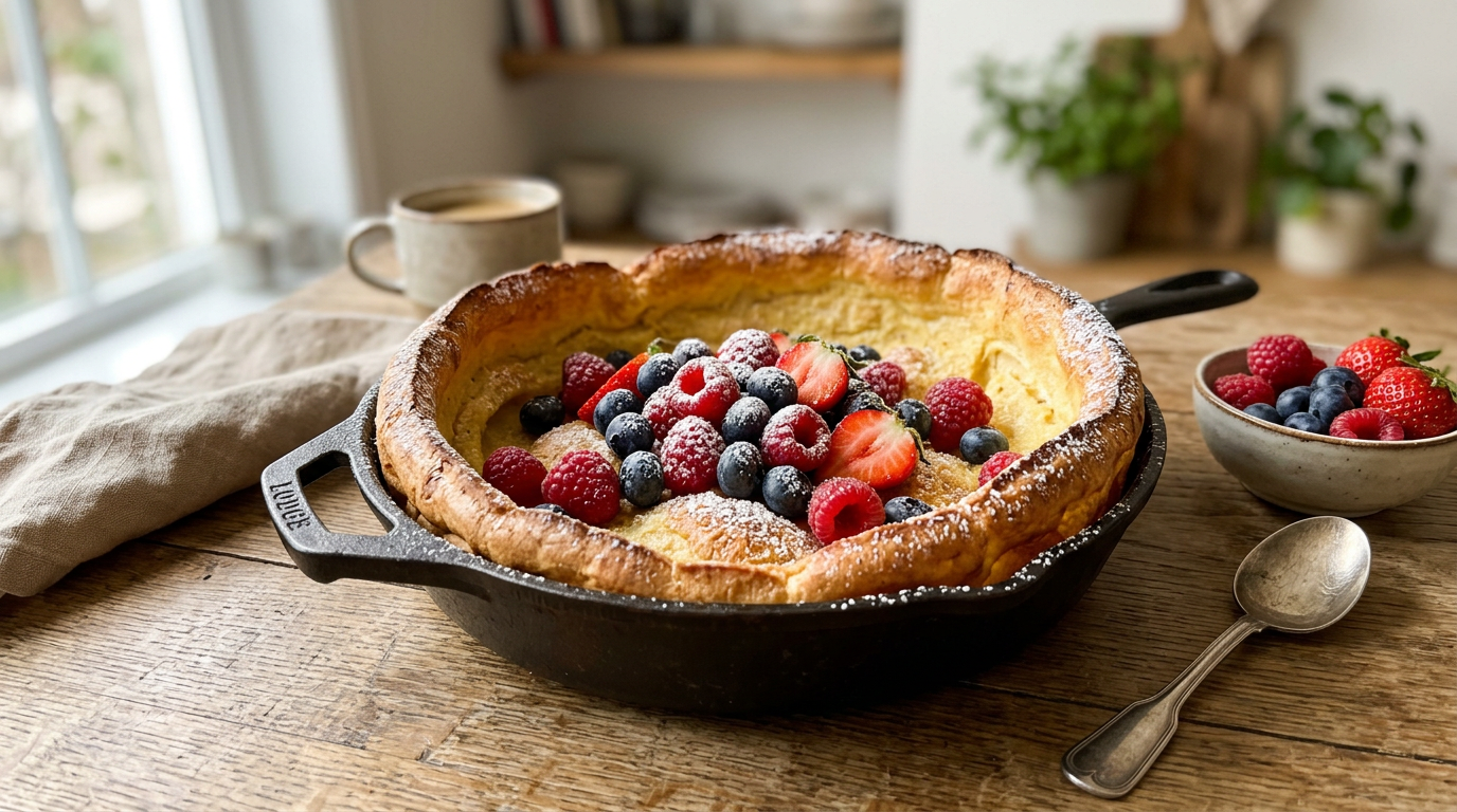 Vanille Protein-Ofenpfannkuchen