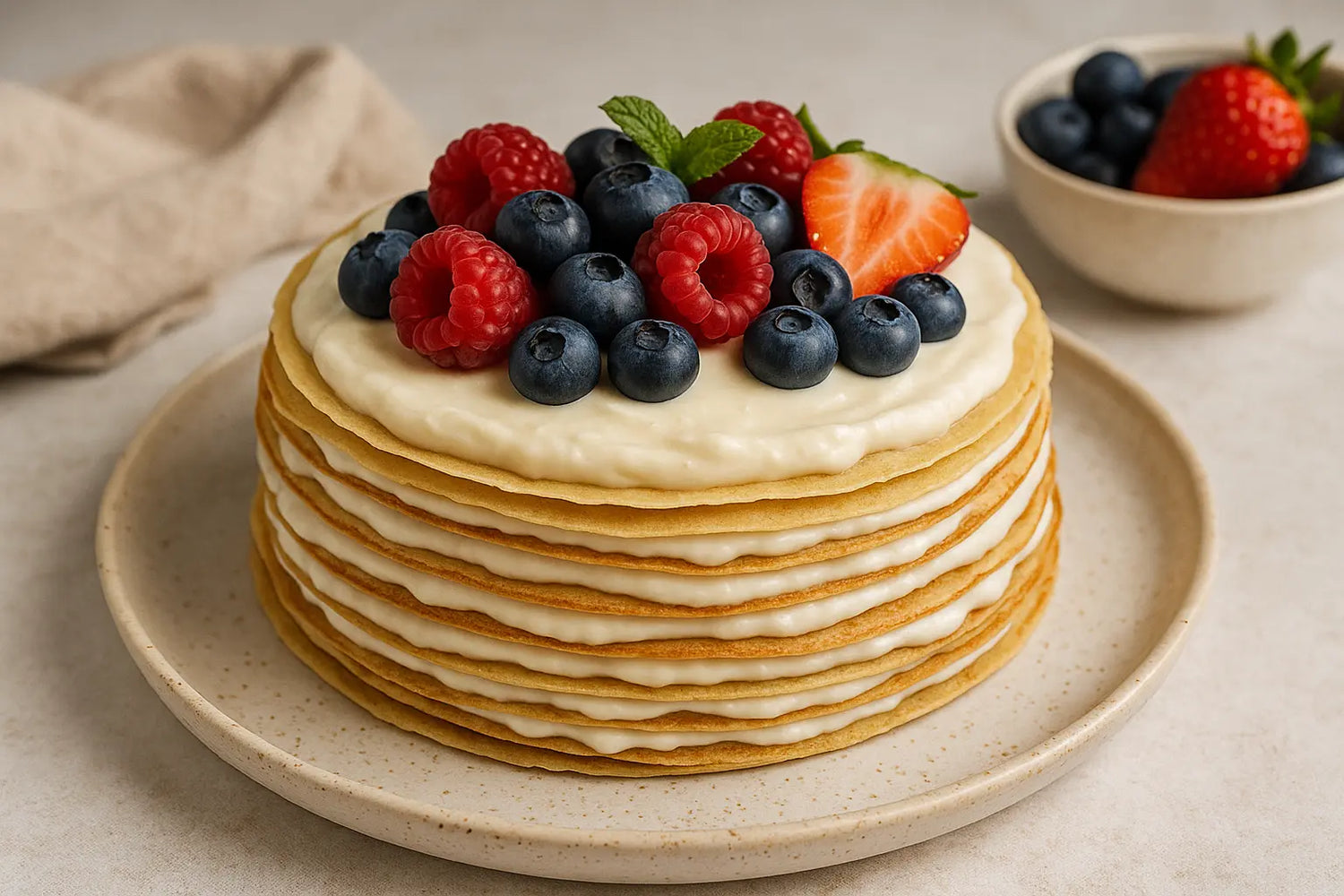 Protein-Crêpe-Torte 