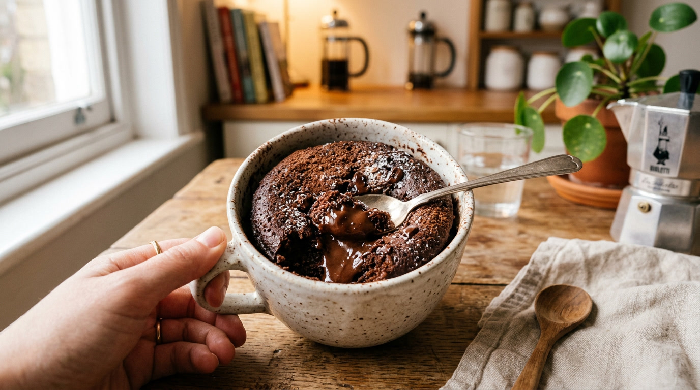Iced Coffee Protein Mug Cake vegan
