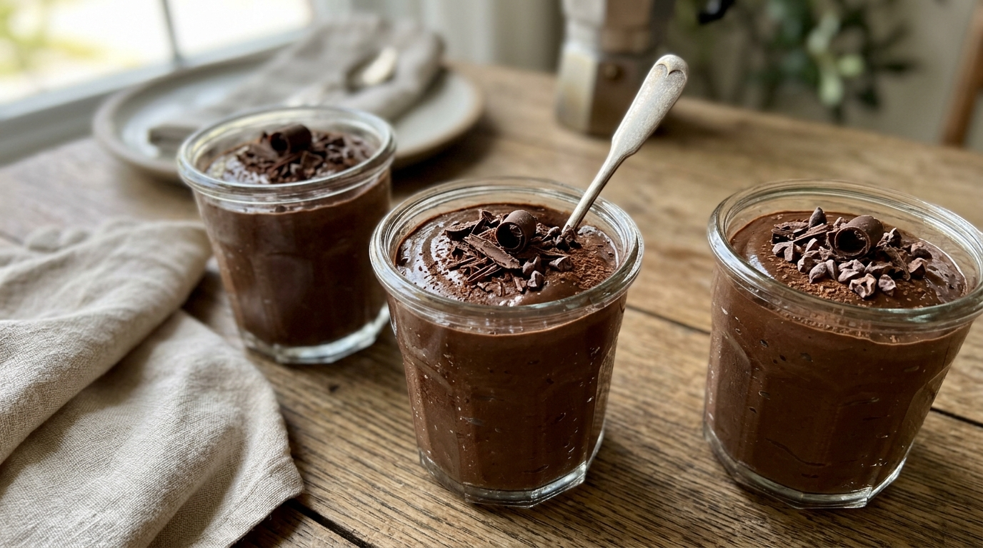 Iced Coffee Protein Chocolate Mousse vegan